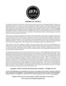 AWPA A15-19