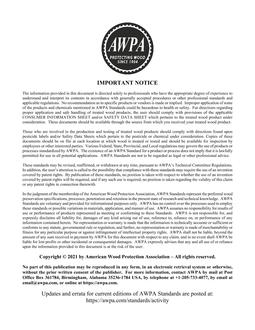 AWPA E5-21