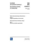 IEC 61810-1 Ed. 2.0 b:2004