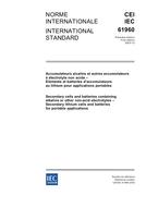 IEC 61960 Ed. 1.0 b:2003