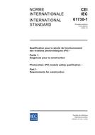 IEC 61730-1 Ed. 1.0 b:2004