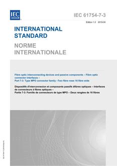 IEC 61754-7-3 Ed. 1.0 en:2019