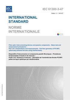 IEC 61300-3-47 Ed. 1.0 b:2014