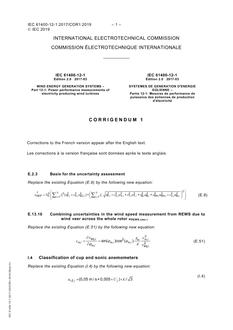 IEC 61400-12-1 Cor.1 Ed. 2.0 b:2019