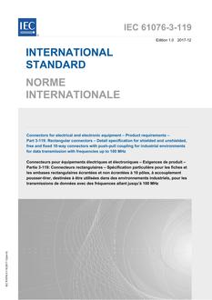 IEC 61076-3-119 Ed. 1.0 b:2017