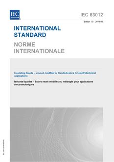 IEC 63012 Ed. 1.0 b:2019