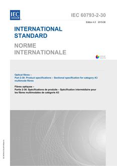 IEC 60793-2-30 Ed. 4.0 b:2015