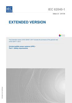 IEC 62040-1 Ed. 2.0 en:2017 EXV