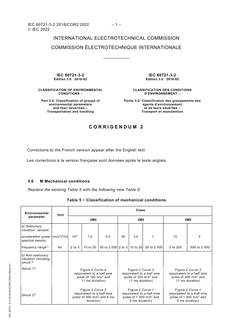 IEC 60721-3-2 Ed. 3.0 Cor. 2 b:2022