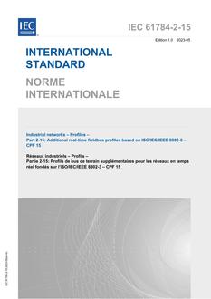 IEC 61784-2-15 Ed. 1.0 b:2023