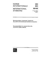 IEC 60105 Ed. 1.0 b:1958