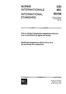 IEC 60104 Ed. 2.0 b:1987