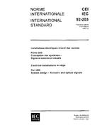 IEC 60092-203 Ed. 1.0 b:1985