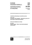 IEC 60092-204 Ed. 3.0 b:1987