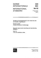 IEC 60094-10 Ed. 1.0 b:1988