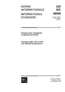 IEC 60098 Ed. 3.0 b:1987