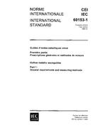 IEC 60153-1 Ed. 1.0 b:1964