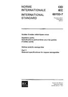 IEC 60153-7 Ed. 1.0 b:1972