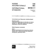 IEC 60169-1-1 Ed. 1.0 b:1987