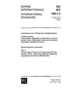 IEC 60169-1-3 Ed. 1.0 b:1988