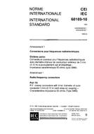 IEC 60169-10 Amd.1 Ed. 1.0 b:1986