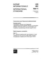 IEC 60169-11 Ed. 1.0 b:1977