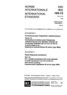 IEC 60169-15 Amd.1 Ed. 1.0 b:1996