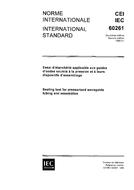 IEC 60261 Ed. 2.0 b:1989