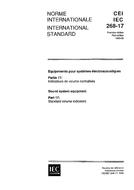 IEC 60268-17 Ed. 1.0 b:1990