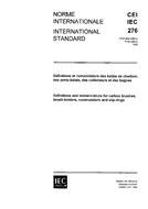 IEC 60276 Ed. 1.0 b:1968