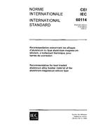 IEC 60114 Ed. 1.0 b:1959