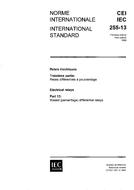 IEC 60255-13 Ed. 1.0 b:1980