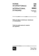 IEC 60063 Ed. 2.0 b:1963