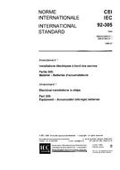 IEC 60092-305 Amd.1 Ed. 3.0 b:1989