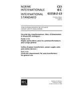 IEC 61558-2-13 Ed. 1.0 b:1999