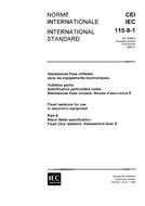 IEC 60115-8-1 Ed. 1.0 b:1989