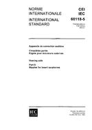 IEC 60118-5 Ed. 1.0 b:1983