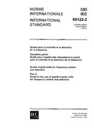 IEC 60122-2 Ed. 2.0 b:1983