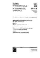 IEC 60151-1 Ed. 1.0 b:1963