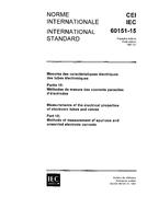 IEC 60151-15 Ed. 1.0 b:1967