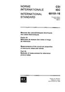 IEC 60151-16 Ed. 1.0 b:1968