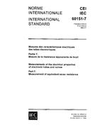 IEC 60151-7 Ed. 1.0 b:1964