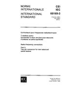 IEC 60169-3 Ed. 1.0 b:1965