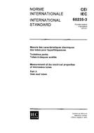 IEC 60235-3 Ed. 1.0 b:1972