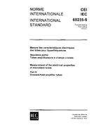 IEC 60235-9 Ed. 1.0 b:1975