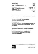 IEC 60244-10 Ed. 1.0 b:1986