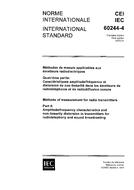 IEC 60244-4 Ed. 1.0 b:1973