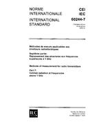 IEC 60244-7 Ed. 1.0 b:1979