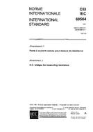 IEC 60564 Amd.1 Ed. 1.0 b:1981