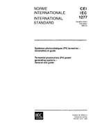 IEC 61277 Ed. 1.0 b:1995